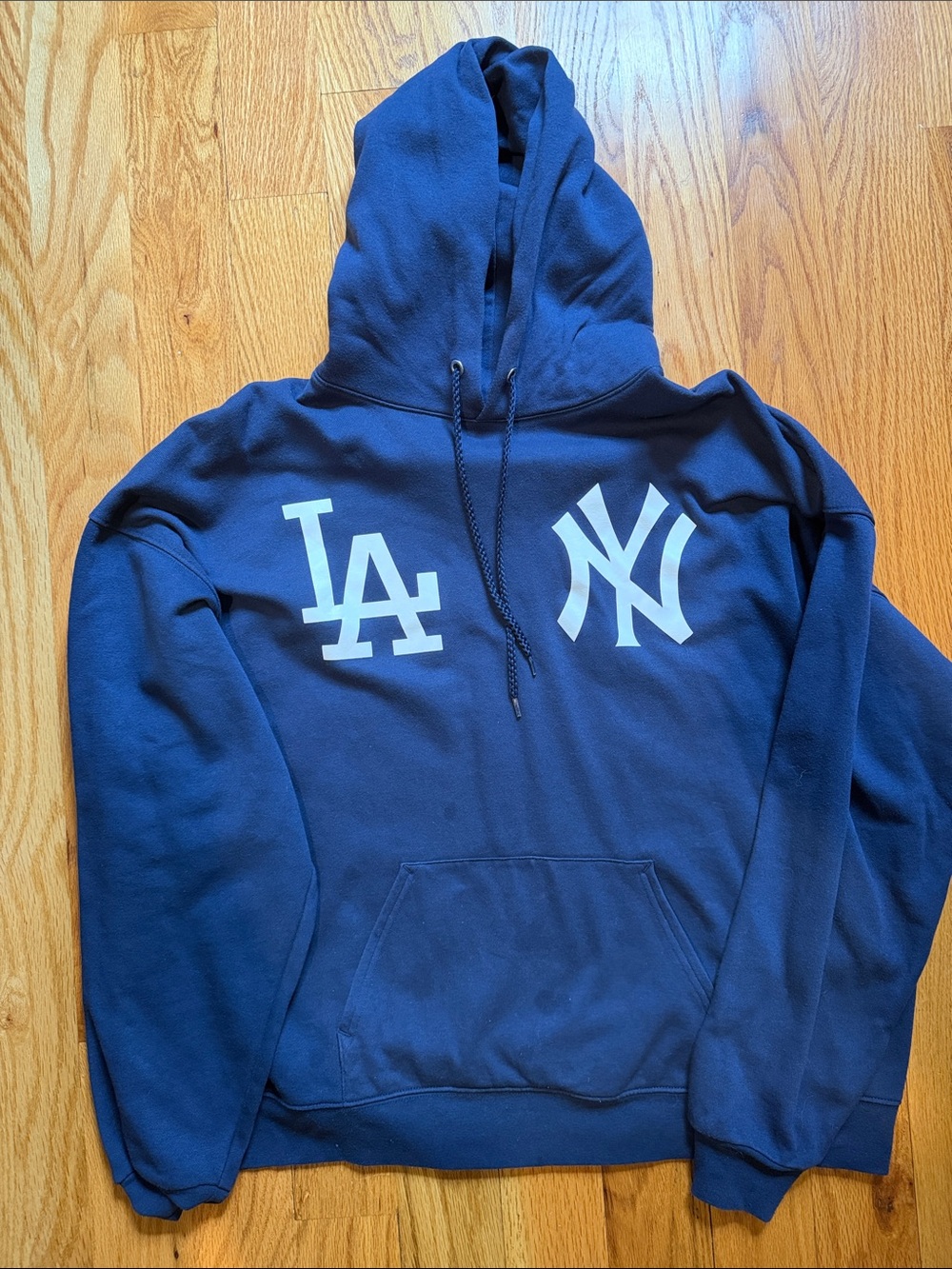 LA/ NY Navy Blue Gildan Sweatshirt/Hoodie - Holiday Brand Inspired Design